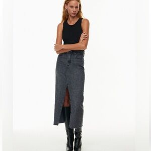 ARITIZA DENIM FORUM THE 90s VINTAGE MAXI JEAN SKIRT
